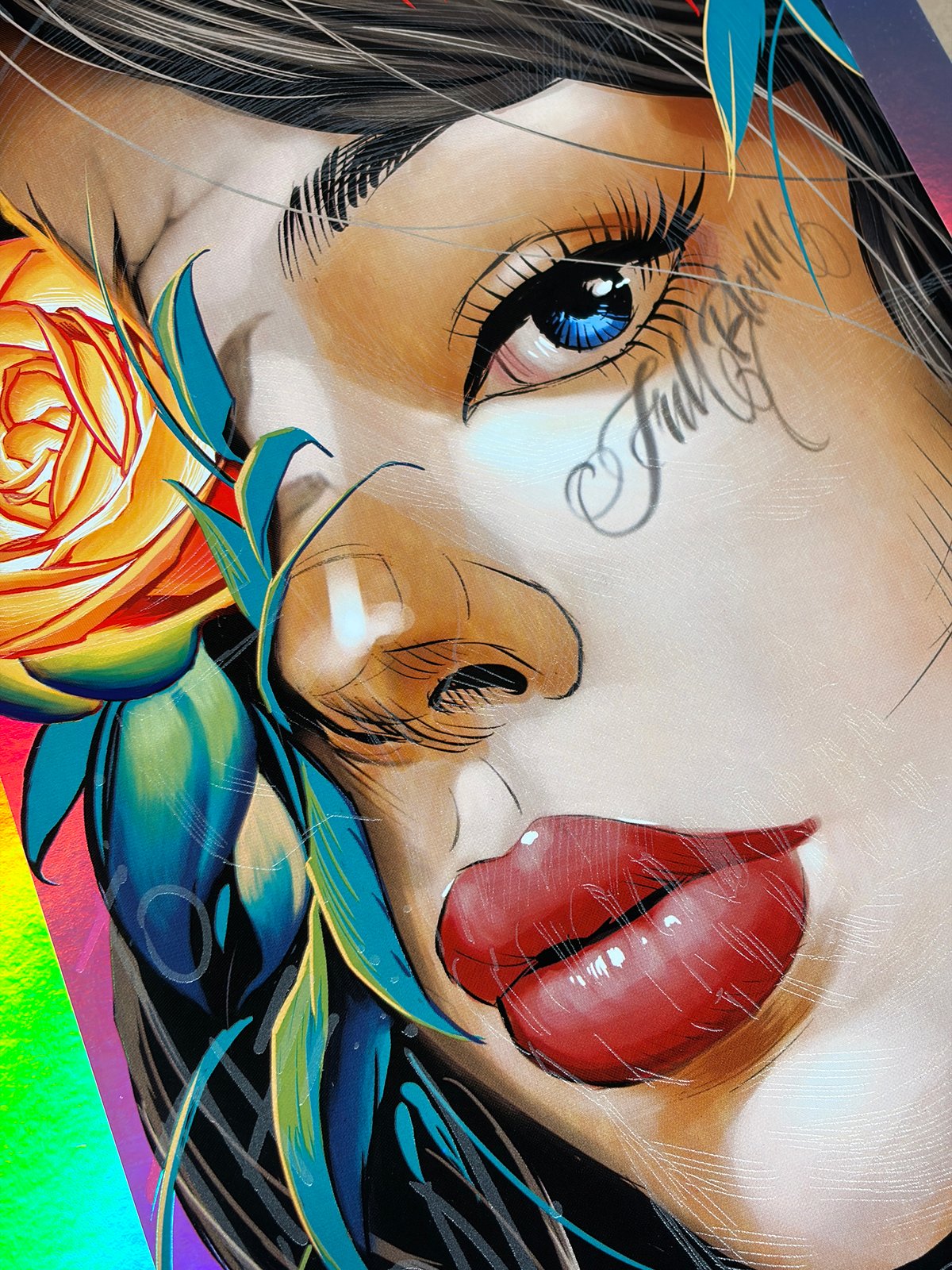 F4D Studios — Full Bloom & Beautiful Disaster Foil Prints