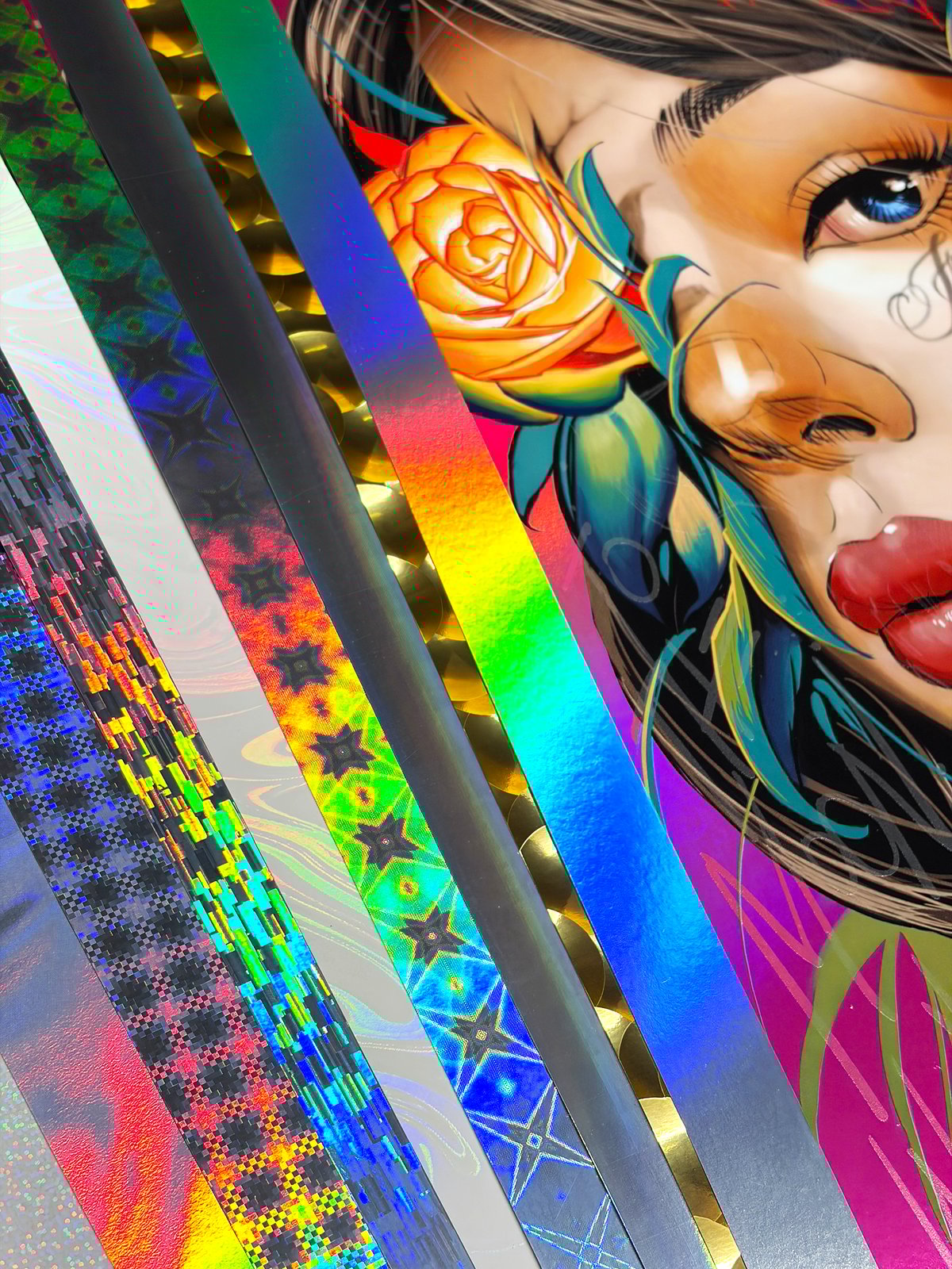 F4D Studios — Full Bloom & Beautiful Disaster Foil Prints