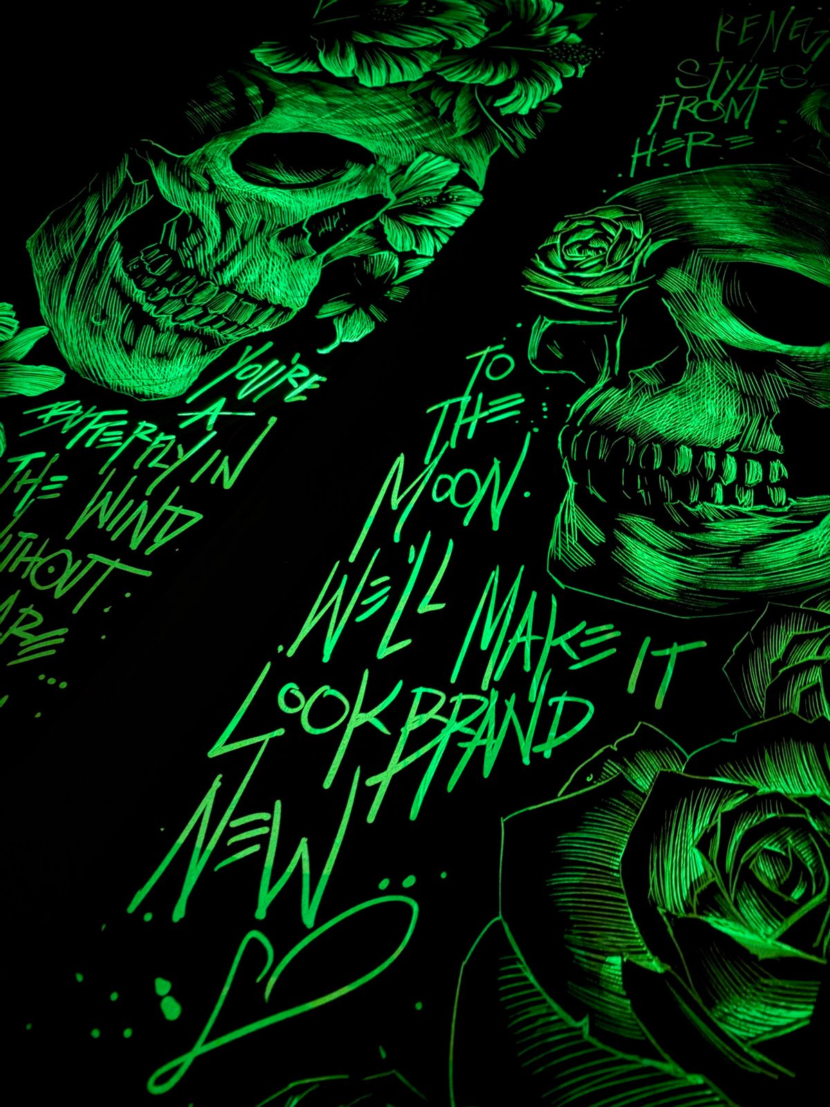 F4D Studios — Full Bloom & Beautiful Disaster Foil Prints