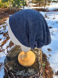 Linen Beanie- L-XXL- Heathered Navy