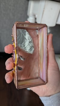 Image 3 of Trinket Dish - Pink Lemonade with Antique Copper