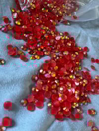 Image 1 of Flaming Hot - 6mm Jelly Resin Rhinestone