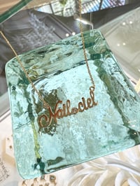 Image 11 of 14k solid gold Custom Order Name Necklace