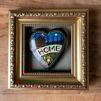 Image 1 of Home hand painted heart