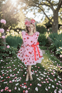 Image 6 of Girl's/Toddler Strawberry Dress