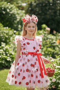 Image 1 of Girl's/Toddler Strawberry Dress