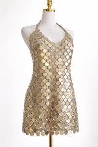 Gold Medal Tag Dress