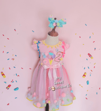 Image 1 of Girl's ice cream Dress