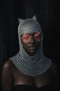 Image 2 of Chainmaille Cat Coif