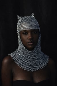 Image 3 of Chainmaille Cat Coif