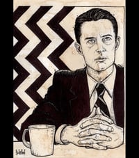 COOPER II original ink illustration