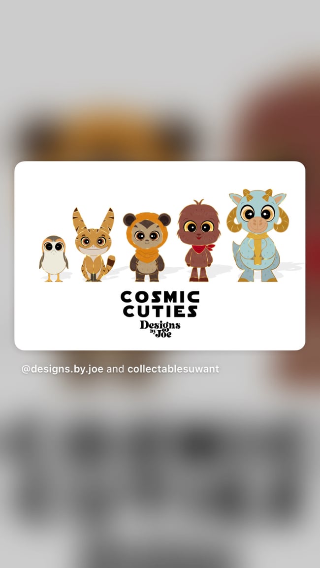 Cosmic Cuties 5 pin set