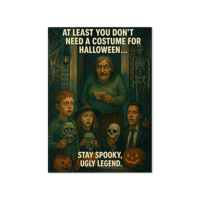 Image 1 of Ugly Legend - Halloween Greeting card