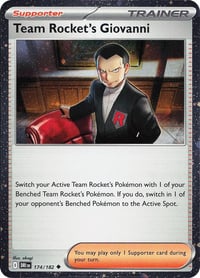 Team Rocket's Giovanni (Cosmos Holo) - Miscellaneous Cards & Products - Near Mint