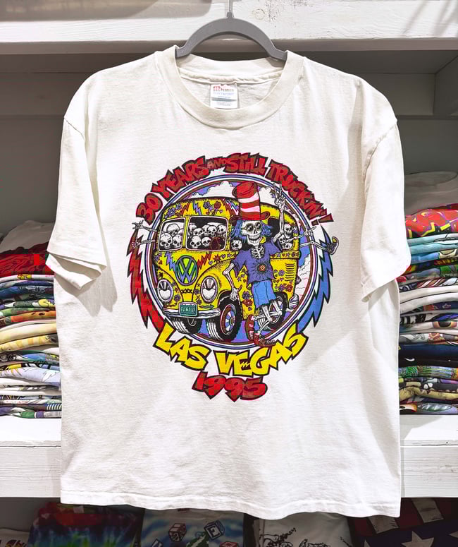 Grateful Dead 1995 Las Vegas 'Bount to Cover' Lot T-Shirt - Size L