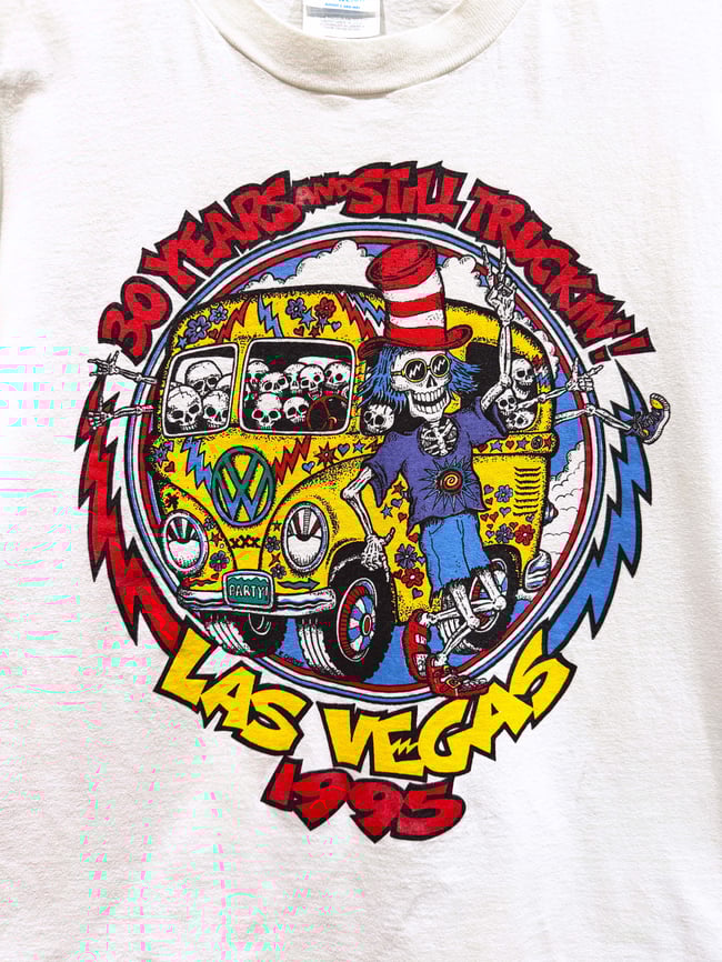 Grateful Dead 1995 Las Vegas 'Bount to Cover' Lot T-Shirt - Size L
