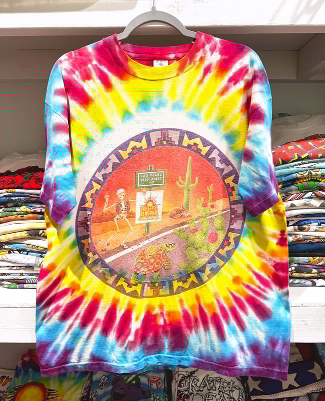 Grateful Dead 1994 Las Vegas 'Dead Ahead' T-Shirt - Size XL (FOTL Tag)