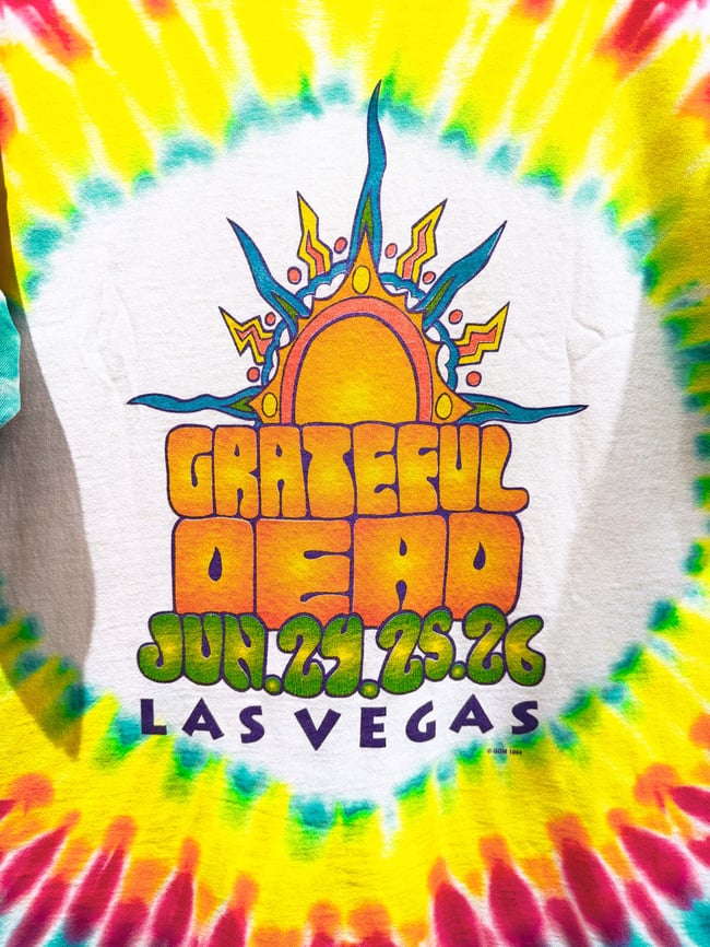 Grateful Dead 1994 Las Vegas 'Dead Ahead' T-Shirt - Size XL (FOTL Tag)