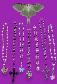 Image 2 of whimsy crystal beaded necklaces