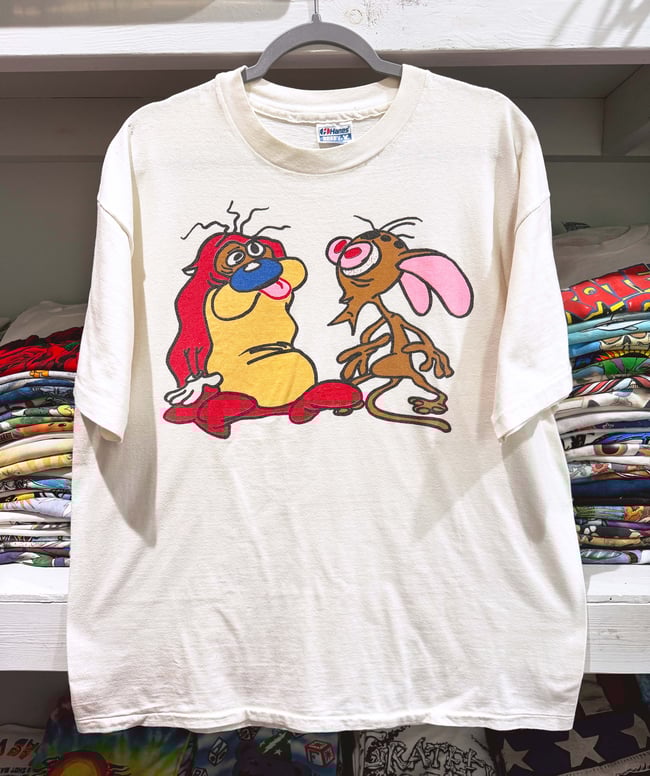 Grateful Dead 1992 Las Vegas 'Ren & Stimpy' Lot T-Shirt - Size XL 