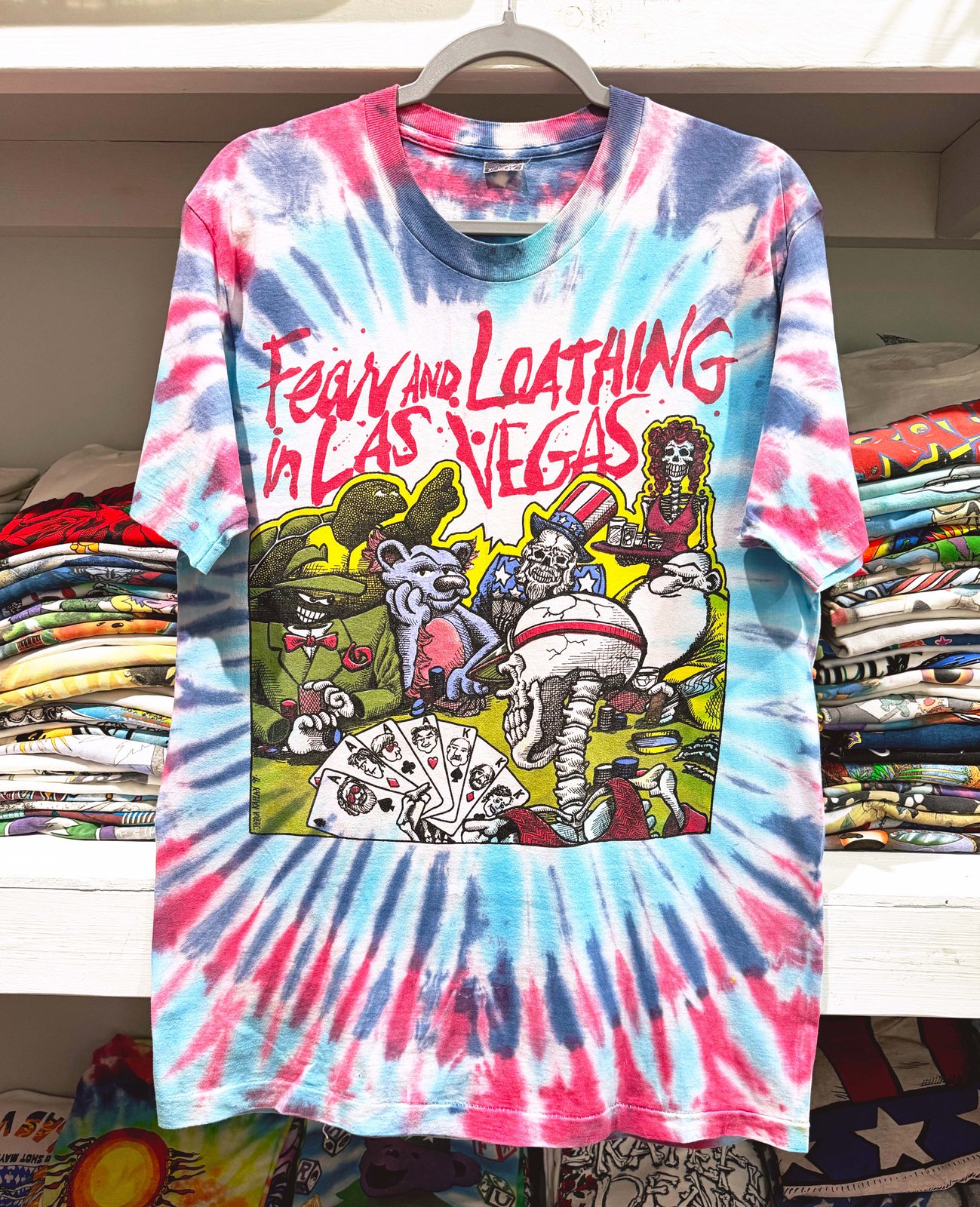 極美品 Fear, and Loathing in Las Vegas Tシャツ Grateful Dead 1995 Las Vegas 'Fear & Loathing' Lot T-Shirt - Size