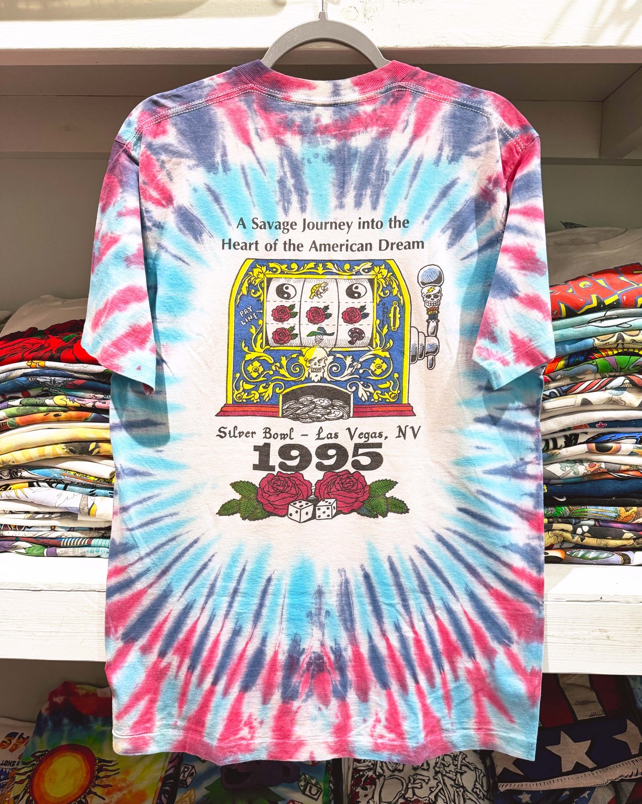 Grateful Dead 1995 Las Vegas 'Fear & Loathing' Lot T-Shirt - Size