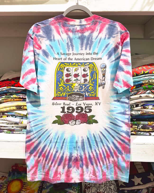 Grateful Dead 1995 Las Vegas 'Fear & Loathing' Lot T-Shirt - Size L+