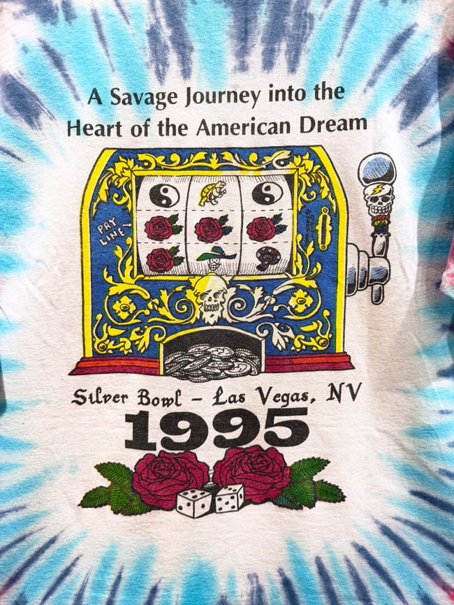 Grateful Dead 1995 Las Vegas 'Fear & Loathing' Lot T-Shirt - Size L+