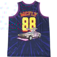 Image 2 of MARTY MCFLY FLASHBACK BASKETBALL PAST