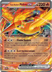 Team Rocket's Moltres ex - SV10: Destined Rivals - Near Mint