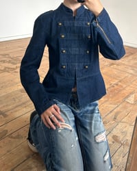 Image 4 of DENIM MILITARY JACKET