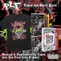 Image 1 of P.L.F - Devious Jackhammering Tape and Shirt Packs
