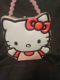 Image 1 of Hello Kitty Tin Case Makeup Bag 