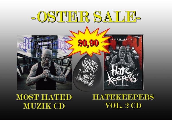 Image of MOST HATED MUZIK & HATEKEEPERS SAMPLER CD BUNDLE