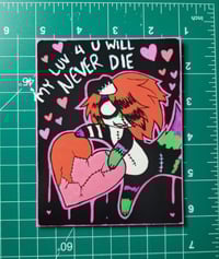 Image 1 of Emo  Sparkledog Love Mini Print
