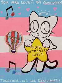 Image 2 of Protect Trans Lives Mini Print