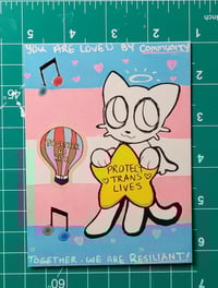 Image 1 of Protect Trans Lives Mini Print