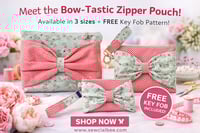Image 1 of Bow-Tastic Zipper Pouch