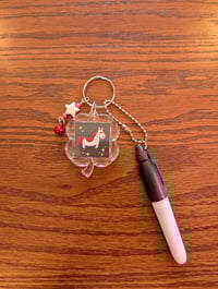 Lil Horse - Marker + Hand Drawn Keychain