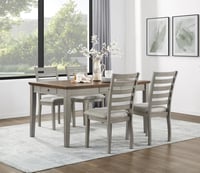 Image 2 of UNi-D146 / TABLE AND 4 - 6 X SIDE CHAIR SET