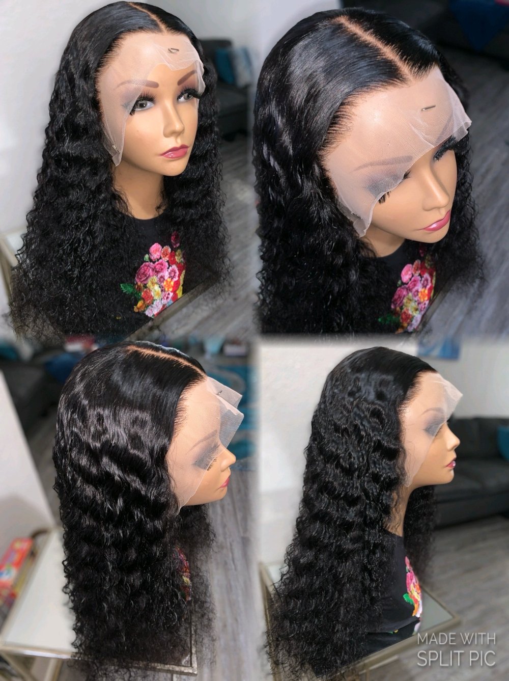 Image of 26 Inch Water Wave Lace Frontal Wig 