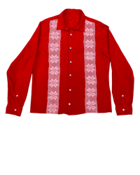 Image 1 of FILET SHIRT - red and pink