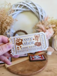 Image 1 of Cozy vibes book club bookshelf decor