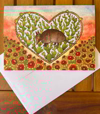 Image 1 of Rambling Dillo greeting card