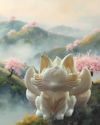 New! Nine Tailed Fox Candle