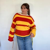 Image 3 of Red & Yellow Jumper
