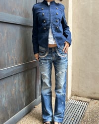 Image 2 of DISTRESSED DENIM JEANS NO. 2