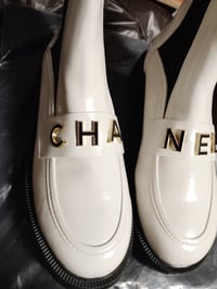 Image 1 of White CC Boots Size 9