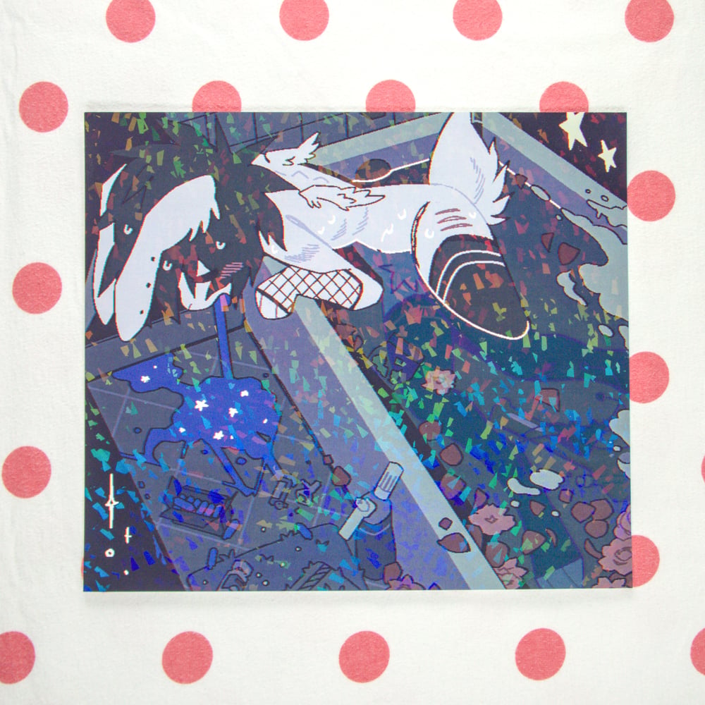 Image of Where We Always Wanted To Go Print [Holographic] - 10.5"x12"