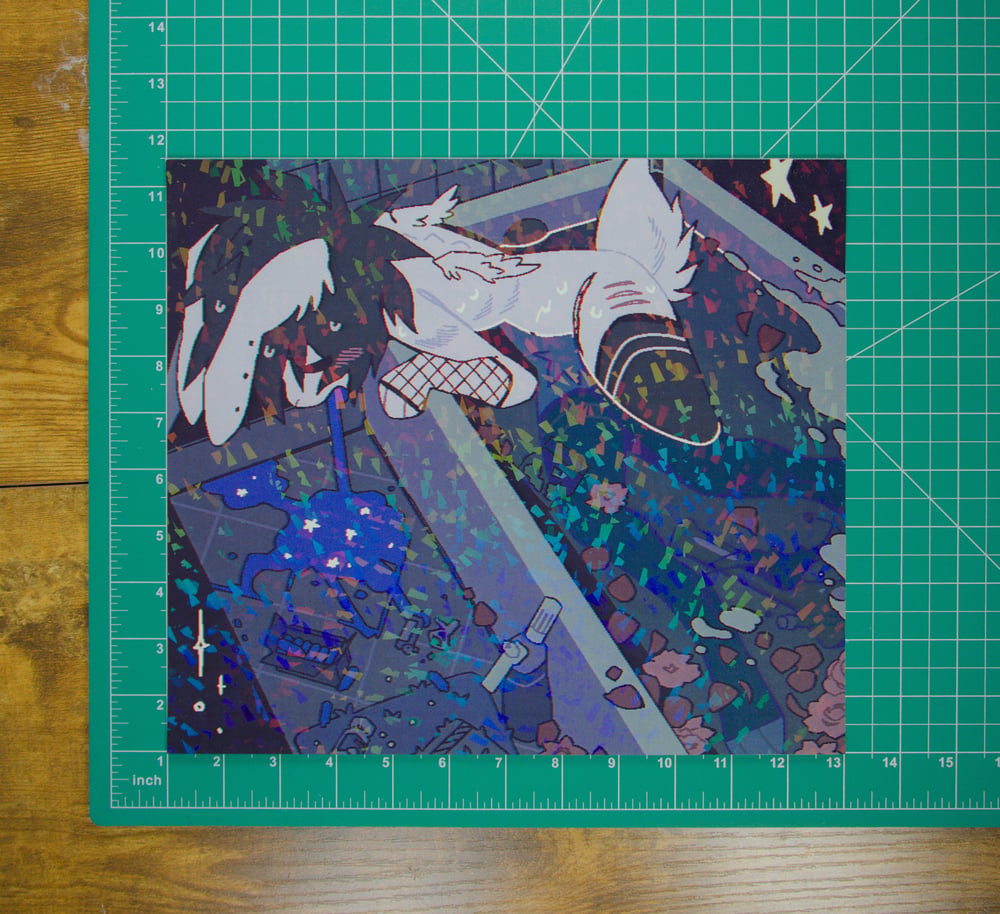 Image of Where We Always Wanted To Go Print [Holographic] - 10.5"x12"